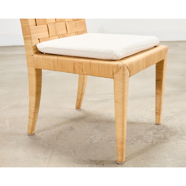 John Hutton for Donghia Block Island Rattan Cane Dining Chair For Sale - Image 18 of 18