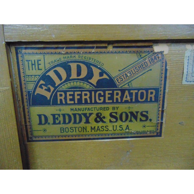 D Eddy & Sons Country Grain Painted Ice Chest / Bar For Sale In Philadelphia - Image 6 of 9