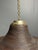 Brown Midcentury Italian Pencil Reed Rattan Bamboo and Brass Hanging Pendant Lamp, 1970s from Vivai Del Sud, 1960s For Sale - Image 8 of 13