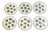 Oyster Plates in Ceramic, France, 1970s, Set of 6 For Sale