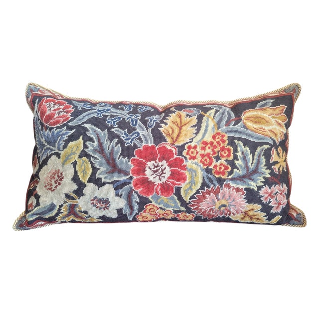 Orvieto Floral Tapestry Needlepoint Decorative Pillow For Sale - Image 17 of 17