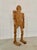 Whimsical life-sized solid pine hinged human form sculpture. Late 1970s hinged connections, fully adjustable human figure...