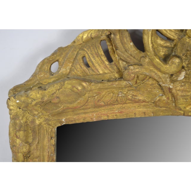 18th C Italian Giltwood Mirror For Sale - Image 4 of 5