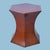 Make a sculptural statement with this pair of hexagonal leather side tables. Their distinctive waisted silhouette —...
