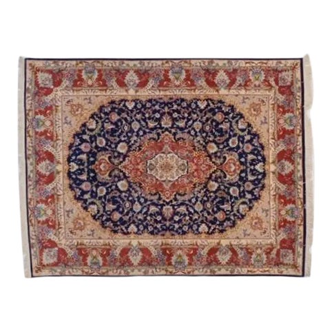 1980s Royal Tabriz Rug, 5'2" X 6'7" For Sale