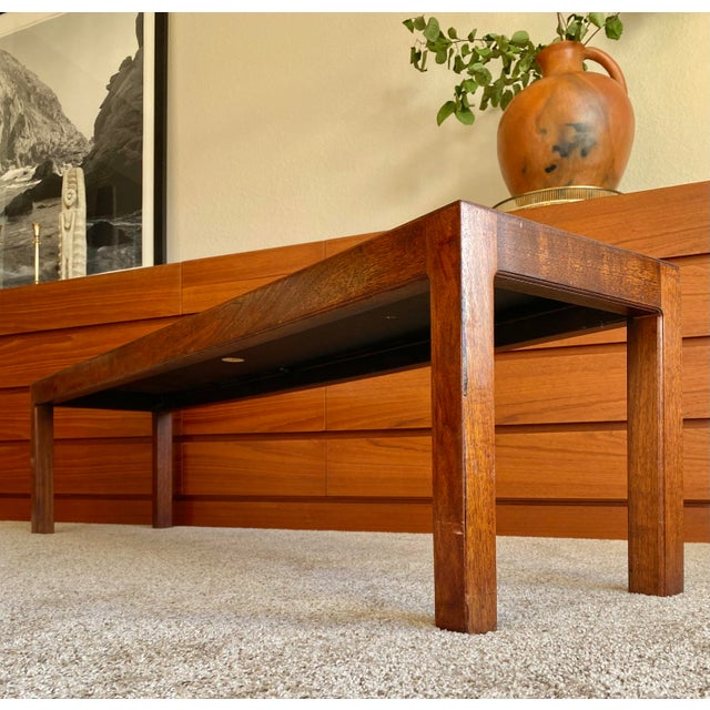 1970s Minimalist Parsons Bench / Coffee Table by Harry Lunstead Chairish