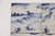 Baroque 19th Century Set of Four Tiles Blue & White Depicting a Hand, Landscapes and a Hand Holding a Fan For Sale - Image 3 of 13
