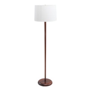 Danish Teak Floor Lamp Unmarked 1970s For Sale