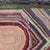 Art Deco Antique Multicolor American Hooked Rug in Layered Diamond Design & Geometric For Sale - Image 3 of 5