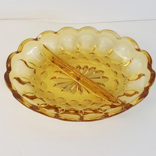 Pattern: Fairfield Color: Amber Manufacturer: Anchor Hocking Date Produced: 1972-1977 Shape: Relish Tray