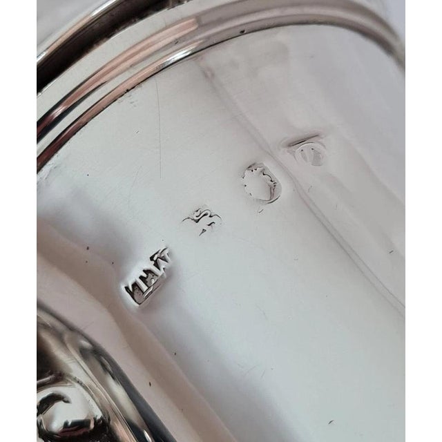 Antique George III Sterling Silver Coffee Pot from Thomas Wallis I, London, 1771 For Sale - Image 9 of 11