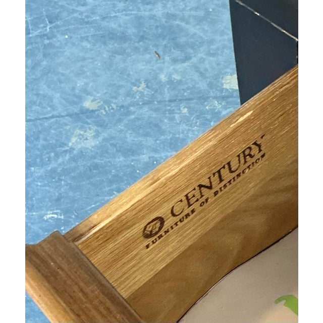 Late 20th Century Vintage Regency Century Chin Hua Burl Pagoda Dresser For Sale - Image 5 of 12