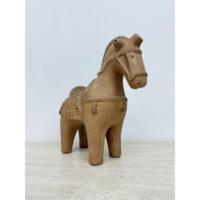Ceramic Horse Sculpture by Aldo Londi for Bitossi Fiorentino, 1960 For Sale - Image 15 of 18