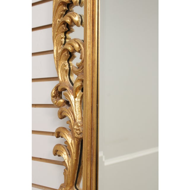 Friedman Brothers 6688 Large Ornate Gold Frame Mirror For Sale - Image 12 of 15