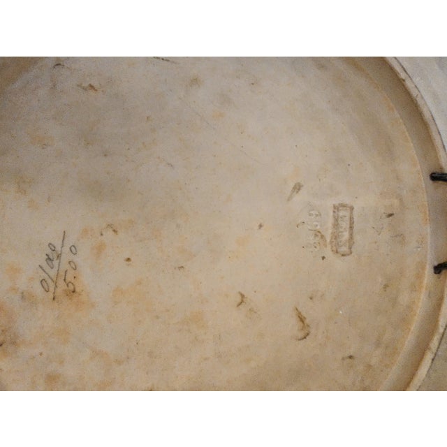 Large Czech Ceramic Centerpiece Bowl from Wilhelm Schiller & Sohn, 1890s For Sale - Image 3 of 5