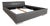 Leather Bed in Grey from Machalke For Sale