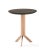 Round Lacquered and Metal Side Table by Pradi for Pradi Handicraft For Sale - Image 4 of 4