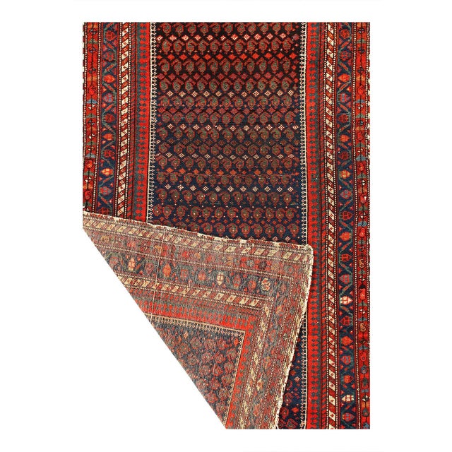Traditional 1920s Persian Antique Hamadan Rug For Sale - Image 3 of 4