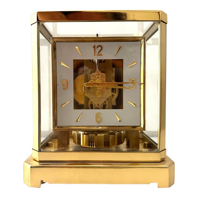 1980s Jaeger-LeCoultre Atmos Mantel Clock For Sale