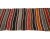 Mid 20th Century Red & Gray Striped Vintage Kilim Rug For Sale - Image 4 of 7