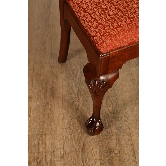 Stickley Chippendale Style Set of Four Mahogany Dining Chairs For Sale - Image 14 of 18