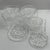 Transparent 1960’s “Prescut” Pressed Glass Coaster Set- Four Drinks & One Wine Bottle - Set of 5 For Sale - Image 8 of 9