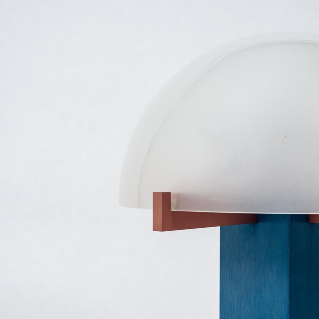Metal Modernist Table Lamp by Ron Rezek For Sale - Image 7 of 9