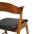 Mid 20th Century Vintage Kai Kristiansen Oak and Teak Curved Back Dining Chairs- Set of 4 For Sale - Image 5 of 9