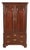 Ethan Allen Georgian Solid Cherry Wood Armoire Dresser or Gentleman's Chest For Sale