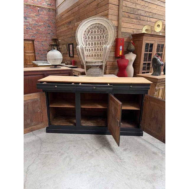 Late 19th Century Cherry Wood Sideboard For Sale - Image 5 of 11