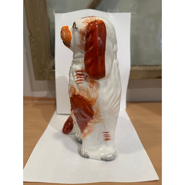 Antique Staffordshire King Charles Spaniel Figurine For Sale In Boston - Image 6 of 7