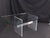Lucite & Aluminum Base Rectangle Glass Top Dining Conference Table For Sale - Image 6 of 12