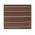 1950s Brown Field Geometric Vintage Turkish Kilim Flatweave Wool Square Rug For Sale - Image 4 of 5