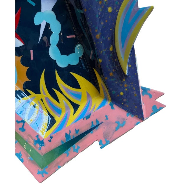 1984 Ceramic Post-Modern Sculpture by James Caswell Davis, Santa Monica For Sale - Image 10 of 11