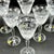 Meissen Crystal Wine Glasses, Floral Engraved & Cane Cut, German Bleikristall, 1960s, Set of 6 For Sale - Image 8 of 18