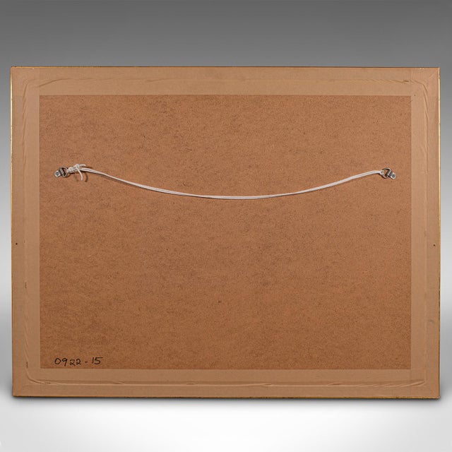 1980's Large Vintage Coastal Painting For Sale - Image 10 of 10