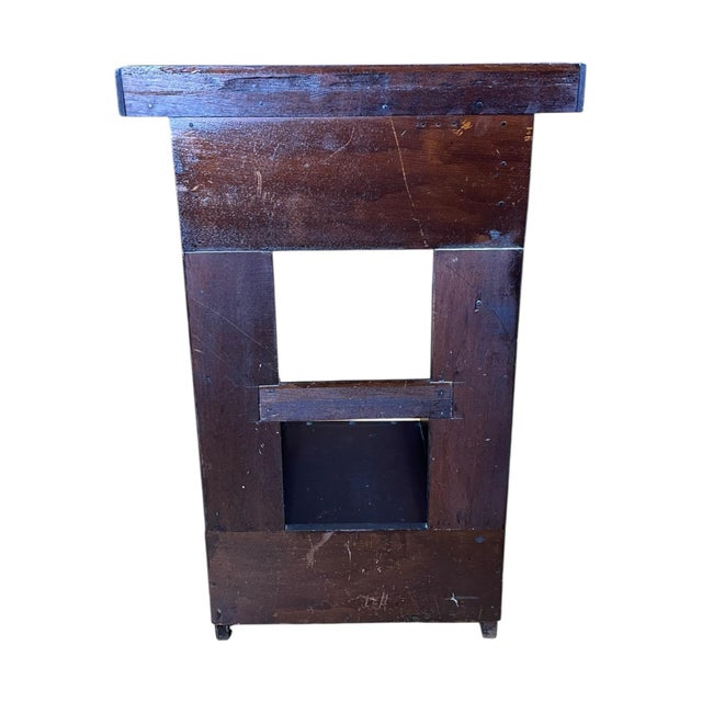 Antique Eastlake Solid Wood Prayer Kneeler Stand For Sale - Image 10 of 10