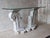 Antique Baroque Marble Console Table with Glass Top For Sale - Image 10 of 16