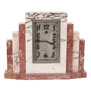 Table Clock by Leon Hatot for Ato, France, 1925 For Sale