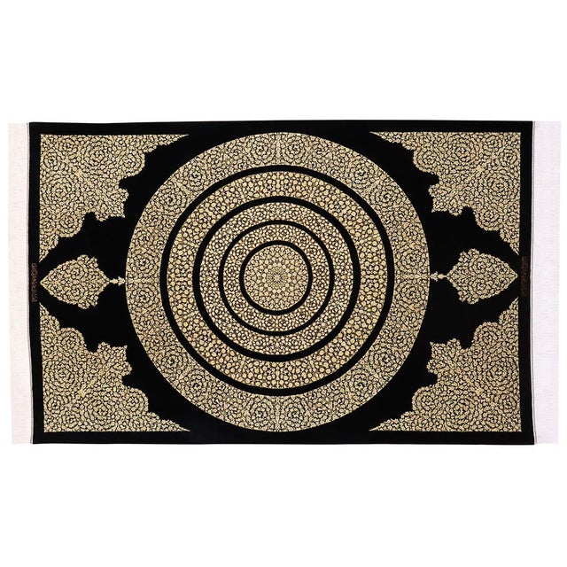 Middle Eastern Rug in Silk For Sale - Image 11 of 11