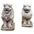 Stone Lion Guardians, 1930s, Set of 2 For Sale - Image 9 of 9