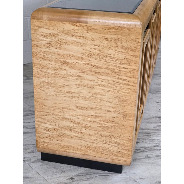 1970s Burlwood & Mirrored Glass Dresser by Romweber For Sale - Image 15 of 18