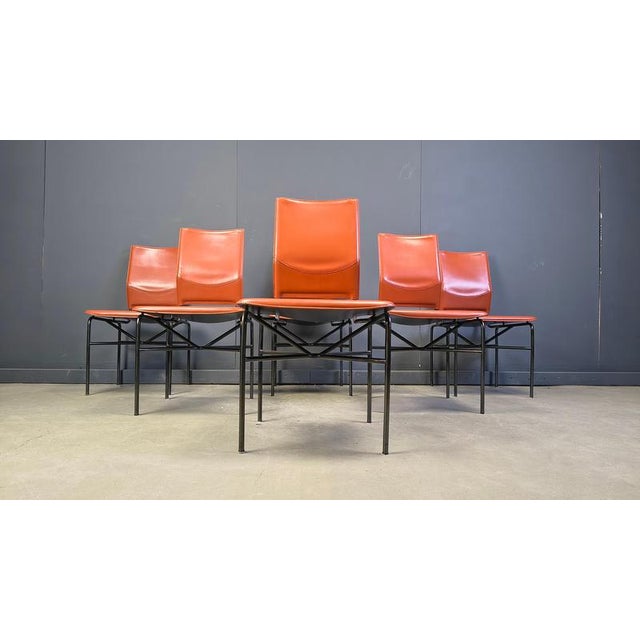 Dining Chairs by Ross Littel for Matteo Grassi, 1970s, Set of 6 For Sale - Image 13 of 17