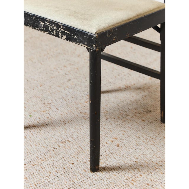 Vintage Rustic, Primitive Accent Chair For Sale - Image 4 of 12