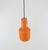 Mid-Century Modern Orange Murano Glass Pendant by Massimo Vignelli for Venini, 1950s For Sale - Image 3 of 8