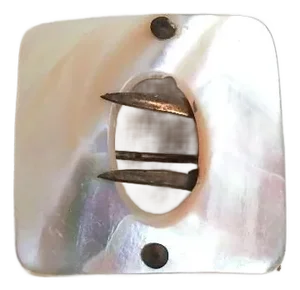 Small Antique Mother of Pearl Buckle Brooch
