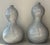 Vintage Japanese Raku Crackle Glaze Studio Art Pottery Showa Period Gourd Shape Vases - A Pair For Sale In New York - Image 6 of 17