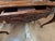 Brown Vintage French Louis XV Style Carved Walnut Writing Desk With Leather Top For Sale - Image 8 of 9