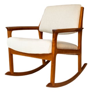Scandinavian Rocking Chair by Inge Andersson for Bröderna Andersson, 1960s For Sale