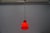 Lovely lipstick red glass ceiling lamp by peill & putzler, 1960s the lamp requires one e27/e26 edison screw-fit bulb. It...